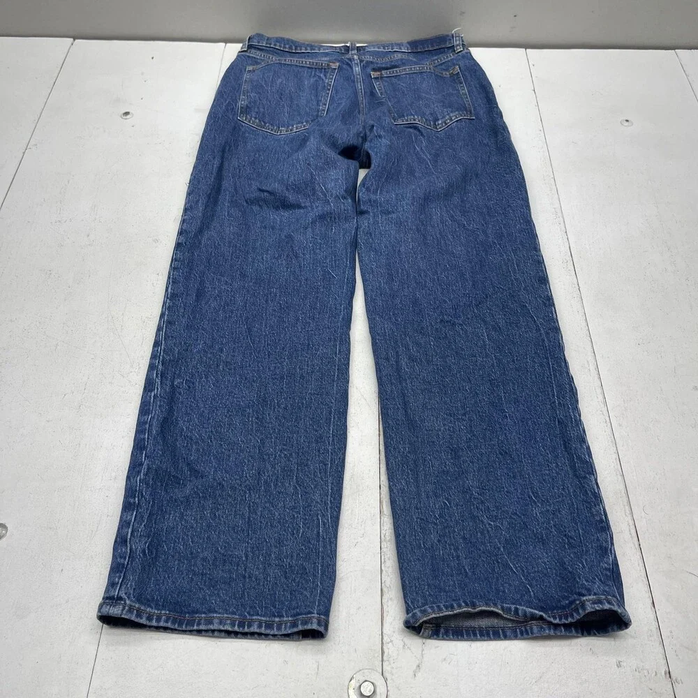 Abercrombie & Fitch Jeans Womens 12 90s Relaxed High Rise Straight Leg Denim - Picture 7 of 7